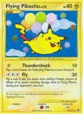 Flying Pikachu, card 113 of the Rising Rivals set, 2009, illustrated by Toshinao Aoki