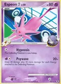 Espeon E4, card 18 of the Rising Rivals set, 2009, illustrated by Mitsuhiro Arita