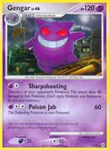 Gengar, card 17 of the Arceus set, 2009, illustrated by Mitsuhiro Arita