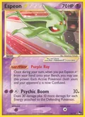 Espeon ★, card 16 of the POP Series 5 set, 2007, illustrated by Masakazu Fukuda