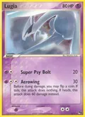 Lugia, card 2 of the POP Series 5 set, 2007, illustrated by Mitsuhiro Arita