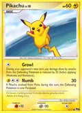 Pikachu, card 15 of the POP Series 9 set, 2009, illustrated by Midori Harada