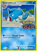 Gyarados, card 6 of the Pokémon Rumble set, 2009, illustrated by Pokemon Rumble