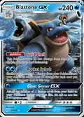 Blastoise-GX, card 35 of the Unbroken Bonds set, 2019, illustrated by sadaji