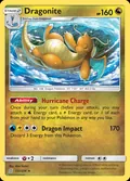 Dragonite, card 151 of the Unified Minds set, 2019, illustrated by Misa Tsutsui