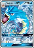 Gyarados-GX, card 16 of the Hidden Fates set, 2019, illustrated by 5ban Graphics