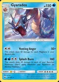 Gyarados, card 33 of the Burning Shadows set, 2017, illustrated by so-taro