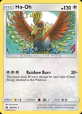 Ho-Oh, card 160 of the Lost Thunder set, 2018, illustrated by Aya Kusube