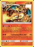 Charizard, card 14 of the Team Up set, 2019, illustrated by Masakazu Fukuda