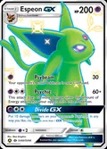 Espeon-GX, card SV60 of the Hidden Fates Shiny Vault set, 2019, illustrated by 5ban Graphics