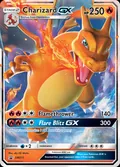 Charizard-GX, card SM211 of the SM Black Star Promos set, 2017, illustrated by aky CG Works