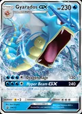 Gyarados-GX, card SM212 of the SM Black Star Promos set, 2017, illustrated by 5ban Graphics