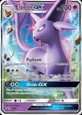 Espeon-GX, card SM35 of the SM Black Star Promos set, 2017, illustrated by 5ban Graphics