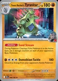 Team Rocket's Tyranitar, card 96 of the Destined Rivals set, 2025