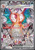 Charizard ex, card 223 of the Obsidian Flames set, 2023, illustrated by AKIRA EGAWA