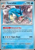 Gyarados, card 130 of the 151 set, 2023, illustrated by Kouki Saitou