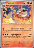 Flareon, card 136 of the 151 set, 2023, illustrated by Ryota Murayama