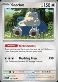 Snorlax, card 143 of the 151 set, 2023, illustrated by HYOGONOSUKE