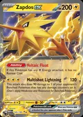 Zapdos ex, card 145 of the 151 set, 2023, illustrated by takuyoa