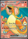 Charizard ex, card 183 of the 151 set, 2023, illustrated by PLANETA Mochizuki