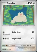 Snorlax, card 144 of the Surging Sparks set, 2024
