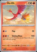 Ho-Oh, card 19 of the Surging Sparks set, 2024