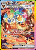 Flareon ex, card 146 of the Prismatic Evolutions set, 2025