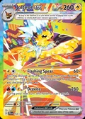 Jolteon ex, card 153 of the Prismatic Evolutions set, 2025