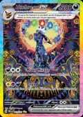 Umbreon ex, card 161 of the Prismatic Evolutions set, 2025