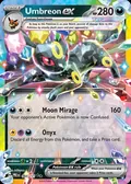 Umbreon ex, card 60 of the Prismatic Evolutions set, 2025