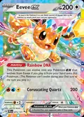 Eevee ex, card 75 of the Prismatic Evolutions set, 2025
