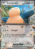Snorlax ex, card 76 of the Prismatic Evolutions set, 2025