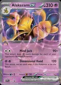 Alakazam ex, card 50 of the Scarlet & Violet Black Star Promos set, 2023, illustrated by Mitsuhiro Arita