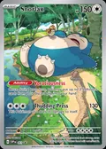 Snorlax, card 51 of the Scarlet & Violet Black Star Promos set, 2023, illustrated by GOSSAN