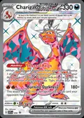 Charizard ex, card 56 of the Scarlet & Violet Black Star Promos set, 2023, illustrated by takuyoa
