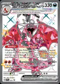 Charizard ex, card 74 of the Scarlet & Violet Black Star Promos set, 2023, illustrated by 5ban Graphics