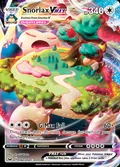Snorlax VMAX, card 142 of the Sword & Shield set, 2020, illustrated by aky CG Works