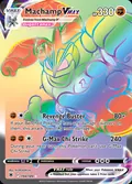 Machamp VMAX, card 194 of the Astral Radiance set, 2022, illustrated by N-DESIGN Inc.