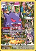 Gengar, card TG06 of the Lost Origin Trainer Gallery set, 2022, illustrated by Akira Komayama