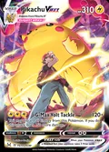 Pikachu VMAX, card TG17 of the Lost Origin Trainer Gallery set, 2022, illustrated by Souichirou Gunjima
