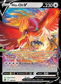 Ho-Oh V, card 140 of the Silver Tempest set, 2022, illustrated by AKIRA EGAWA