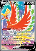 Ho-Oh V, card 187 of the Silver Tempest set, 2022, illustrated by N-DESIGN Inc.