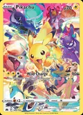 Pikachu, card 160 of the Crown Zenith set, 2023, illustrated by You Iribi