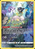 Mew, card GG10 of the Crown Zenith Galarian Gallery set, 2023, illustrated by Ryota Murayama