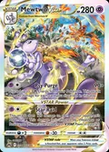 Mewtwo VSTAR, card GG44 of the Crown Zenith Galarian Gallery set, 2023, illustrated by GOSSAN