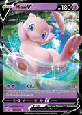 Mew V, card 69 of the Darkness Ablaze set, 2020, illustrated by PLANETA Mochizuki