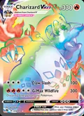 Charizard VMAX, card 74 of the Champion's Path set, 2020, illustrated by aky CG Works