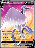 Galarian Articuno V, card 169 of the Chilling Reign set, 2021, illustrated by 5ban Graphics
