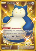 Snorlax, card 224 of the Chilling Reign set, 2021, illustrated by Saki Hayashiro