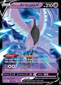 Galarian Articuno V, card 58 of the Chilling Reign set, 2021, illustrated by 5ban Graphics